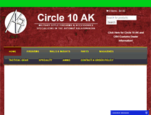 Tablet Screenshot of circle10ak.com